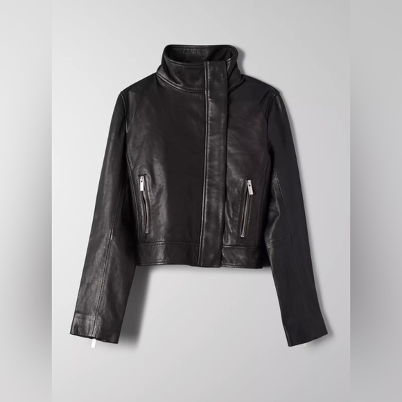 Aritzia Babaton Leather Jacket (Jagger Leather Moto) - Picture 1 of 11